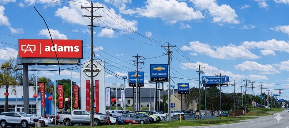 Adams Outdoor expands South Carolina billboard network